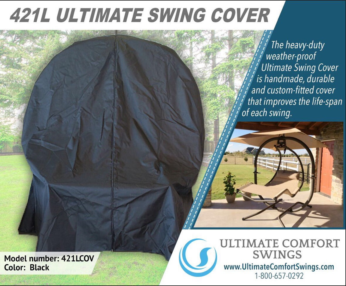 421L Sunset Swing in Custom Color + Factory Mocha Fabric