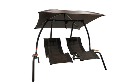 422L Dual Lounge Sunset Swing - Mocha Color