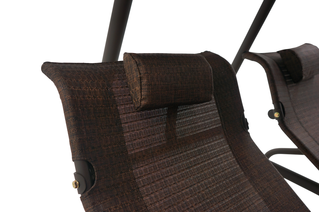 422L Dual Lounge Sunset Swing - Mocha Color