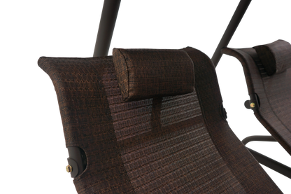 422L Dual Lounge Sunset Swing - Mocha Color