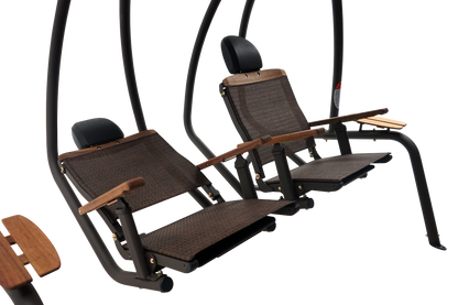 422SB Dual Recliner Sunset Swing - Mocha Color